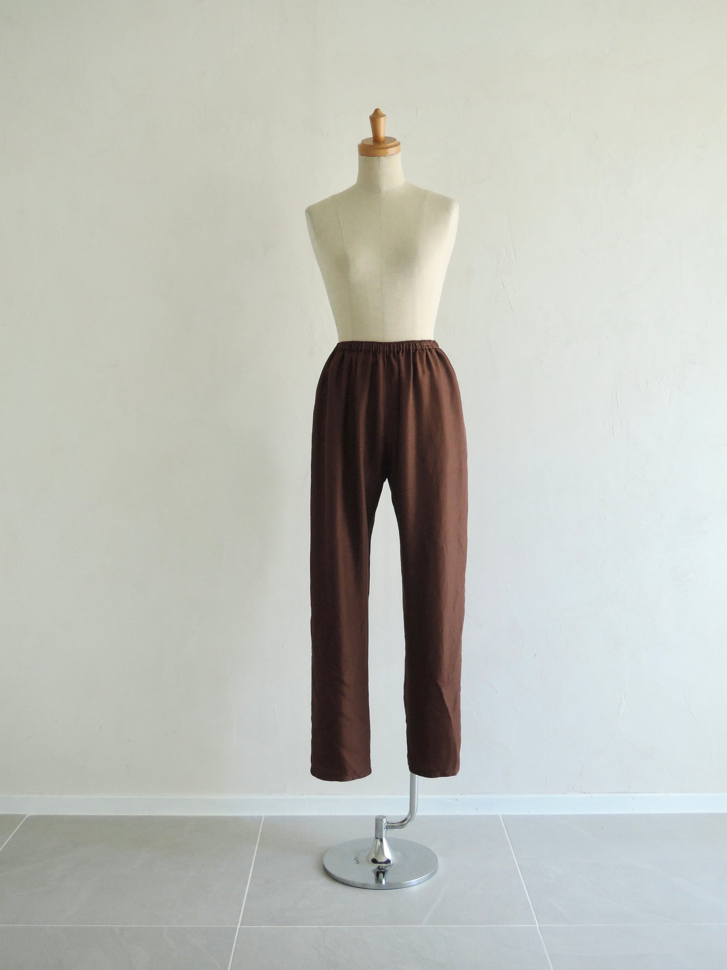 Silk Cropped Pants