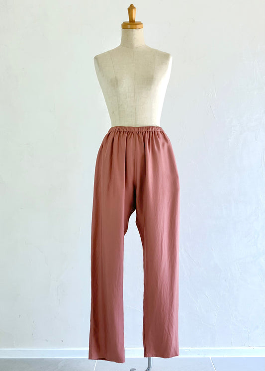 Silk Cropped Pants